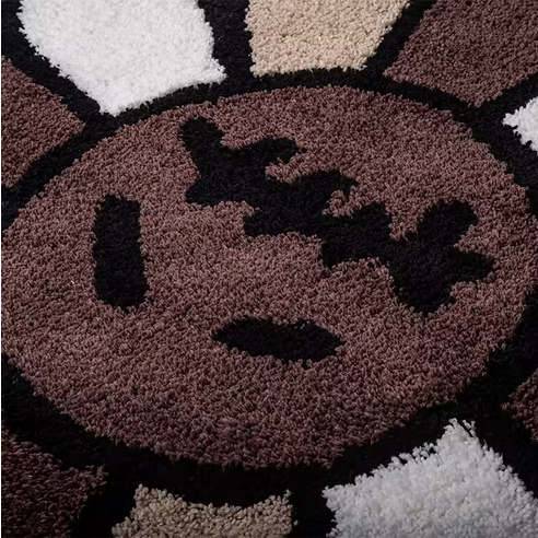 Sunflower Fluffy Rug