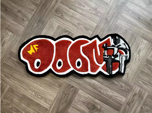 Doom Red Funny Rug