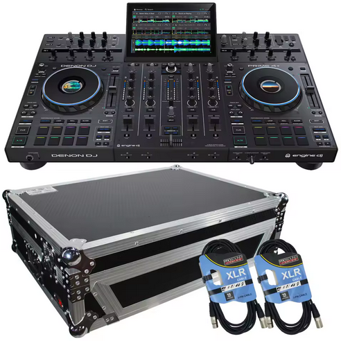 FAST SELLING ON NEW Denon DJ Prime 4+ 4-deck Standalone DJ System with bundle and 2 cables in stock