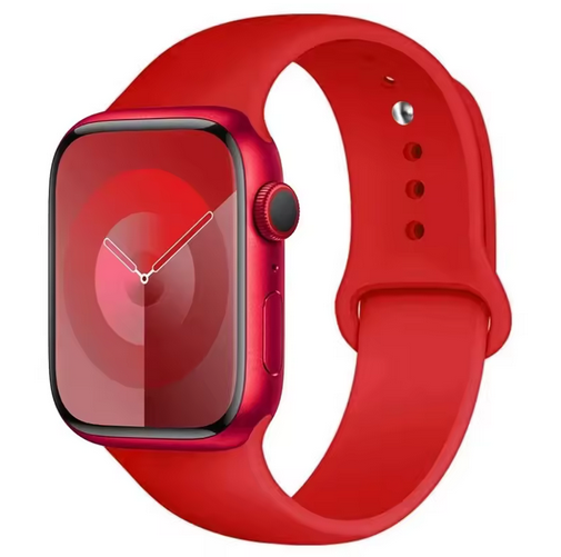 Silicone Band For Apple Watch strap 46mm 44mm 45mm 40mm 41mm 42-38mm 49mm sport bracelet iwatch series 11 10 9 8 7 6 5 SE Ultra3