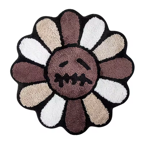 Sunflower Fluffy Rug
