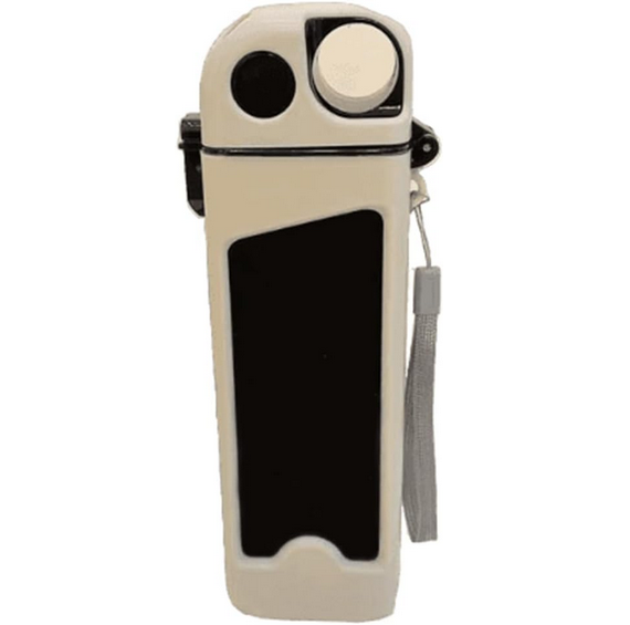 350ml Sports Water Cup Square Shape Portable Plastic Water Bottle Fitness Cup Straw Kettle Out