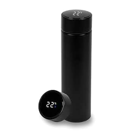 500ML Temperature Display Thermos Cup Stainless Steel Divided Thermos Bottle Outdoor Vacuum Insulated Cup Father's Day Gift