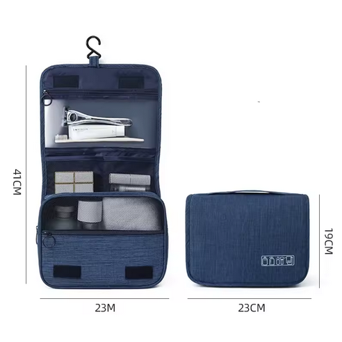Oxford Fabric Men Business Portable Storage Bag Toiletries Organizer Women Cosmetic Bag Waterproof Hanging Travel Wash Pouch