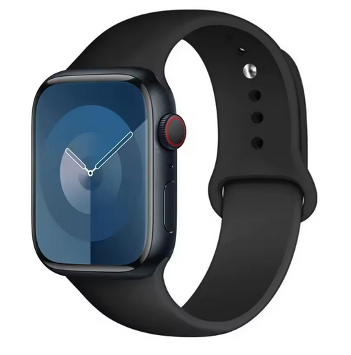 Silicone Band For Apple Watch strap 46mm 44mm 45mm 40mm 41mm 42-38mm 49mm sport bracelet iwatch series 11 10 9 8 7 6 5 SE Ultra3