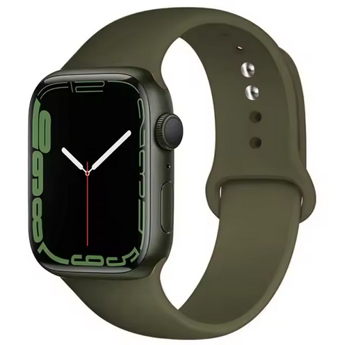 Silicone Band For Apple Watch strap 46mm 44mm 45mm 40mm 41mm 42-38mm 49mm sport bracelet iwatch series 11 10 9 8 7 6 5 SE Ultra3