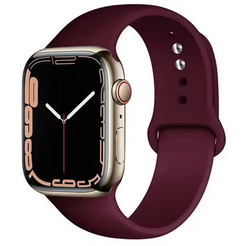 Silicone Band For Apple Watch strap 46mm 44mm 45mm 40mm 41mm 42-38mm 49mm sport bracelet iwatch series 11 10 9 8 7 6 5 SE Ultra3